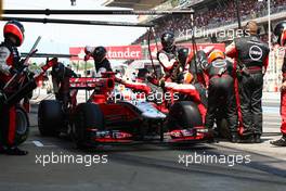 22.05.2011 Barcelona, Spain,  Timo Glock (GER), Marussia Virgin Racing - Formula 1 World Championship, Rd 05, Spainish Grand Prix, Sunday Race