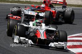 22.05.2011 Barcelona, Spain,  Vitantonio Liuzzi (ITA), Hispania Racing Team, HRT - Formula 1 World Championship, Rd 05, Spainish Grand Prix, Sunday Race