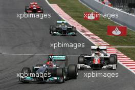 22.05.2011 Barcelona, Spain,  Michael Schumacher (GER), Mercedes GP  - Formula 1 World Championship, Rd 05, Spainish Grand Prix, Sunday Race