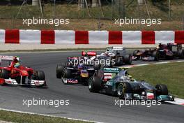 22.05.2011 Barcelona, Spain,  Nico Rosberg (GER), Mercedes GP Petronas F1 Team, MGP W02 - Formula 1 World Championship, Rd 05, Spainish Grand Prix, Sunday Race