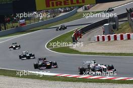 22.05.2011 Barcelona, Spain,  Sergio Pérez (MEX), Sauber F1 Team - Formula 1 World Championship, Rd 05, Spainish Grand Prix, Sunday Race