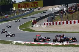 22.05.2011 Barcelona, Spain,  Sébastien Buemi (SUI), Scuderia Toro Rosso - Formula 1 World Championship, Rd 05, Spainish Grand Prix, Sunday Race