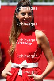 21.05.2011 Barcelona, Spain,  Girls in the paddock - Formula 1 World Championship, Rd 05, Spainish Grand Prix, Saturday