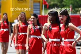 21.05.2011 Barcelona, Spain,  Girls in the paddock - Formula 1 World Championship, Rd 05, Spainish Grand Prix, Saturday