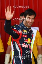 21.05.2011 Barcelona, Spain,  Mark Webber (AUS), Red Bull Racing - Formula 1 World Championship, Rd 05, Spainish Grand Prix, Saturday Qualifying