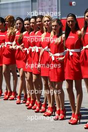 21.05.2011 Barcelona, Spain,  Girls in the paddock - Formula 1 World Championship, Rd 05, Spainish Grand Prix, Saturday