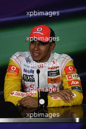 21.05.2011 Barcelona, Spain,  Lewis Hamilton (GBR), McLaren Mercedes - Formula 1 World Championship, Rd 05, Spainish Grand Prix, Saturday Press Conference