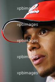 21.05.2011 Barcelona, Spain,  Lewis Hamilton (GBR), McLaren Mercedes - Formula 1 World Championship, Rd 05, Spainish Grand Prix, Saturday Press Conference