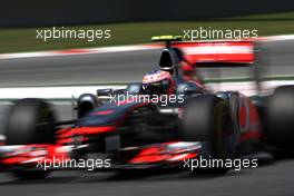 21.05.2011 Barcelona, Spain,  Jenson Button (GBR), McLaren Mercedes - Formula 1 World Championship, Rd 05, Spainish Grand Prix, Saturday Practice