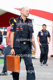 21.05.2011 Barcelona, Spain,  Adrian Newey (GBR), Red Bull Racing, Technical Operations Director - Formula 1 World Championship, Rd 05, Spainish Grand Prix, Saturday