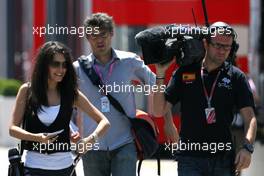 21.05.2011 Barcelona, Spain,  Marion Jolles (FRA), TF1, French TV - Formula 1 World Championship, Rd 05, Spainish Grand Prix, Saturday Qualifying