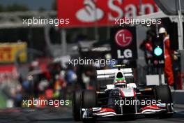 21.05.2011 Barcelona, Spain,  Sergio Pérez (MEX), Sauber F1 Team - Formula 1 World Championship, Rd 05, Spainish Grand Prix, Saturday Qualifying