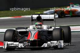 21.05.2011 Barcelona, Spain,  Vitantonio Liuzzi (ITA), Hispania Racing Team, HRT - Formula 1 World Championship, Rd 05, Spainish Grand Prix, Saturday Practice