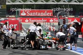 21.05.2011 Barcelona, Spain,  Sergio Pérez (MEX), Sauber F1 Team - Formula 1 World Championship, Rd 05, Spainish Grand Prix, Saturday Qualifying