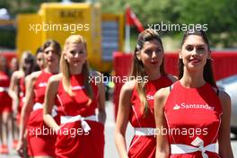 21.05.2011 Barcelona, Spain,  Girls in the paddock - Formula 1 World Championship, Rd 05, Spainish Grand Prix, Saturday