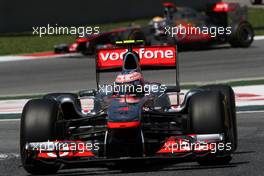 21.05.2011 Barcelona, Spain,  Jenson Button (GBR), McLaren Mercedes - Formula 1 World Championship, Rd 05, Spainish Grand Prix, Saturday Practice