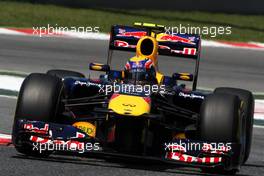 21.05.2011 Barcelona, Spain,  Mark Webber (AUS), Red Bull Racing, RB7 - Formula 1 World Championship, Rd 05, Spainish Grand Prix, Saturday Practice