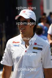 22.05.2011 Barcelona, Spain,  Sergio Pérez (MEX), Sauber F1 Team - Formula 1 World Championship, Rd 05, Spainish Grand Prix, Sunday