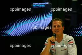 19.05.2011 Barcelona, Spain,  Michael Schumacher (GER), Mercedes GP  - Formula 1 World Championship, Rd 05, Spainish Grand Prix, Thursday