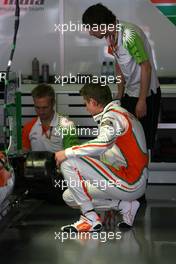 19.05.2011 Barcelona, Spain,  Nico Hulkenberg (GER), Test Driver, Force India  - Formula 1 World Championship, Rd 05, Spainish Grand Prix, Thursday