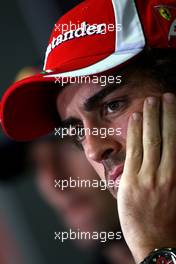 19.05.2011 Barcelona, Spain,  Fernando Alonso (ESP), Scuderia Ferrari - Formula 1 World Championship, Rd 05, Spainish Grand Prix, Thursday Press Conference