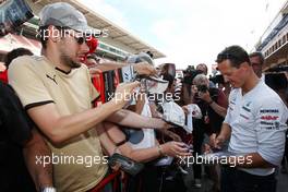 19.05.2011 Barcelona, Spain,  Michael Schumacher (GER), Mercedes GP Petronas F1 Team - Formula 1 World Championship, Rd 05, Spainish Grand Prix, Thursday