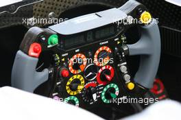 19.05.2011 Barcelona, Spain,  Mercedes GP steering wheels - Formula 1 World Championship, Rd 05, Spainish Grand Prix, Thursday
