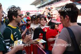 19.05.2011 Barcelona, Spain,  Jarno Trulli (ITA), Team Lotus - Formula 1 World Championship, Rd 05, Spainish Grand Prix, Thursday
