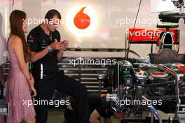 19.05.2011 Barcelona, Spain,  Jessica Michibata (JPN) girlfriend of Jenson Button (GBR)  - Formula 1 World Championship, Rd 05, Spainish Grand Prix, Thursday