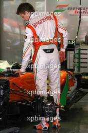 19.05.2011 Barcelona, Spain,  Nico Hulkenberg (GER), Test Driver, Force India  - Formula 1 World Championship, Rd 05, Spainish Grand Prix, Thursday