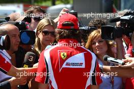 19.05.2011 Barcelona, Spain,  Fernando Alonso (ESP), Scuderia Ferrari  - Formula 1 World Championship, Rd 05, Spainish Grand Prix, Thursday