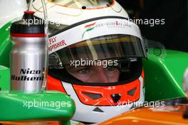 24.06.2011 Valencia, Spain,  Nico Hulkenberg (GER), Test Driver, Force India  - Formula 1 World Championship, Rd 08, European Grand Prix, Friday Practice