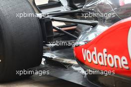 24.06.2011 Valencia, Spain,  Lewis Hamilton (GBR), McLaren Mercedes exhaust - Formula 1 World Championship, Rd 08, European Grand Prix, Friday Practice