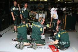 24.06.2011 Valencia, Spain,  Jarno Trulli (ITA), Team Lotus  - Formula 1 World Championship, Rd 08, European Grand Prix, Friday Practice