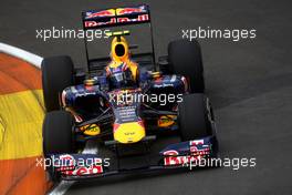 24.06.2011 Valencia, Spain,  Mark Webber (AUS), Red Bull Racing  - Formula 1 World Championship, Rd 08, European Grand Prix, Friday Practice