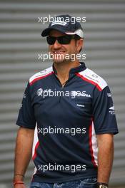 24.06.2011 Valencia, Spain,  Rubens Barrichello (BRA), AT&T Williams - Formula 1 World Championship, Rd 08, Grand Prix, Friday