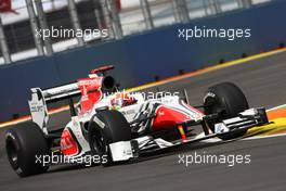 24.06.2011 Valencia, Spain,  Narain Karthikeyan (IND), Hispania Racing F1 Team, HRT - Formula 1 World Championship, Rd 08, European Grand Prix, Friday Practice