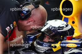 24.06.2011 Valencia, Spain,  Sebastian Vettel (GER), Red Bull Racing - Formula 1 World Championship, Rd 08, European Grand Prix, Friday Practice