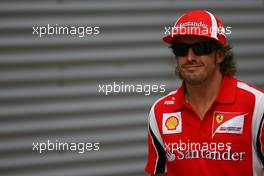 24.06.2011 Valencia, Spain,  Fernando Alonso (ESP), Scuderia Ferrari - Formula 1 World Championship, Rd 08, European Grand Prix, Friday