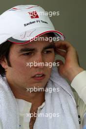 24.06.2011 Valencia, Spain,  Sergio Pérez (MEX), Sauber F1 Team - Formula 1 World Championship, Rd 08, European Grand Prix, Friday Practice