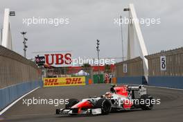 24.06.2011 Valencia, Spain,  Vitantonio Liuzzi (ITA), Hispania Racing Team, HRT  - Formula 1 World Championship, Rd 08, European Grand Prix, Friday Practice