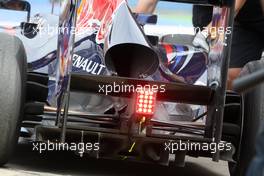24.06.2011 Valencia, Spain,  Mark Webber (AUS), Red Bull Racing, RB7, rear, detail - Formula 1 World Championship, Rd 08, European Grand Prix, Friday Practice