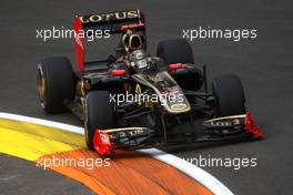 24.06.2011 Valencia, Spain,  Nick Heidfeld (GER), Lotus Renault F1 Team  - Formula 1 World Championship, Rd 08, European Grand Prix, Friday Practice