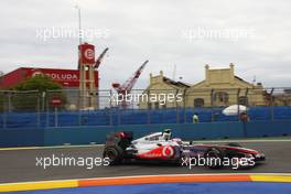 24.06.2011 Valencia, Spain,  Jenson Button (GBR), McLaren Mercedes  - Formula 1 World Championship, Rd 08, European Grand Prix, Friday Practice