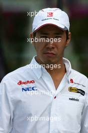 24.06.2011 Valencia, Spain,  Kamui Kobayashi (JAP), Sauber F1 Team  - Formula 1 World Championship, Rd 08, European Grand Prix, Friday Practice