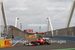 24.06.2011 Valencia, Spain,  Fernando Alonso (ESP), Scuderia Ferrari  - Formula 1 World Championship, Rd 08, European Grand Prix, Friday Practice