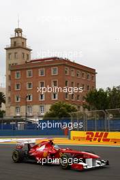 24.06.2011 Valencia, Spain,  Fernando Alonso (ESP), Scuderia Ferrari - Formula 1 World Championship, Rd 08, European Grand Prix, Friday Practice