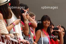 24.06.2011 Valencia, Spain,  Girls, Girl, Babe  - Formula 1 World Championship, Rd 08, European Grand Prix, Friday Practice