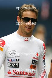 24.06.2011 Valencia, Spain,  Jenson Button (GBR), McLaren Mercedes  - Formula 1 World Championship, Rd 08, European Grand Prix, Friday Practice