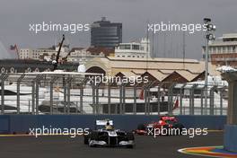 24.06.2011 Valencia, Spain,  Pastor Maldonado (VEN), Williams F1 Team  - Formula 1 World Championship, Rd 08, European Grand Prix, Friday Practice